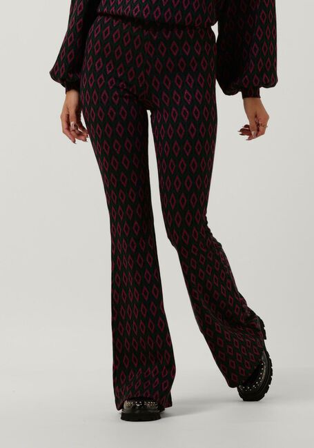 REFINED DEPARTMENT Pantalon large 95 IKAT KNIT en violet - large