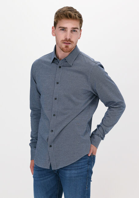 Blauwe SCOTCH & SODA Casual overhemd 163243 - CLASSIC SLIM FIT KNIT - large