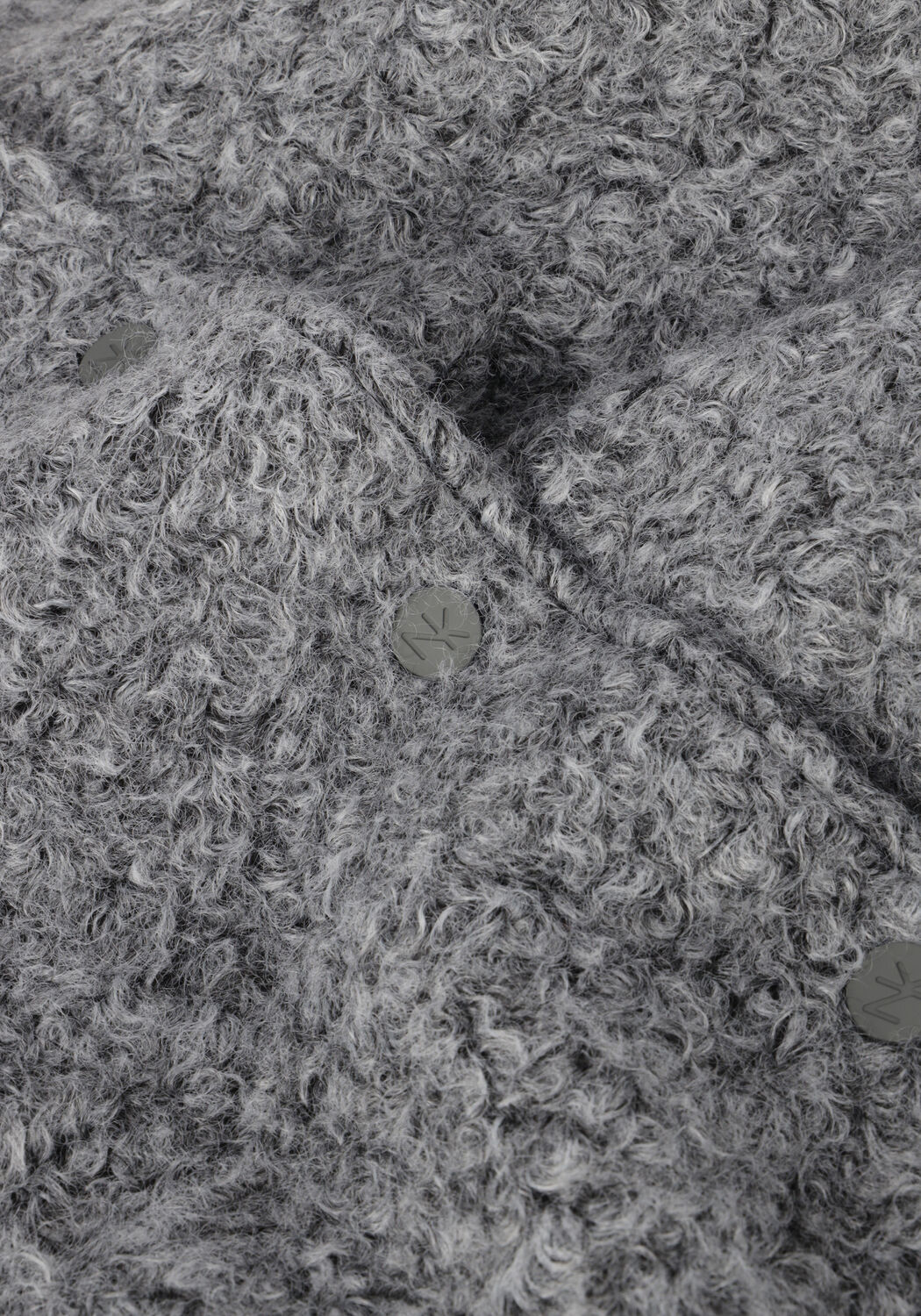 Grijze NUKUS Jassen BALTIMORE JACKET BOUCLE - large