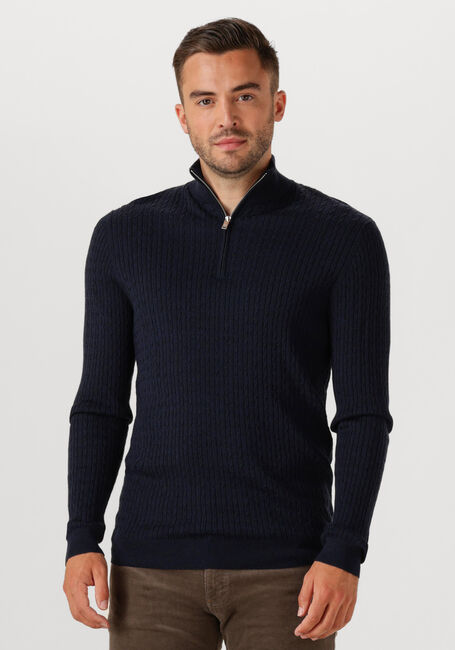 MATINIQUE Pull MAMASON SZ CABEL Bleu foncé - large