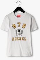 DIESEL T-shirt TDIEGORE11 en blanc - medium