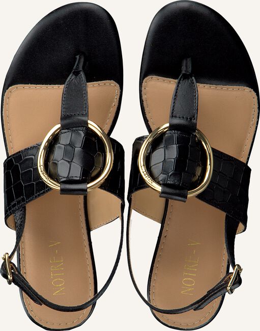 Zwarte NOTRE-V Sandalen 18553 Zwarte NOTRE-V Sandalen 18553 - large