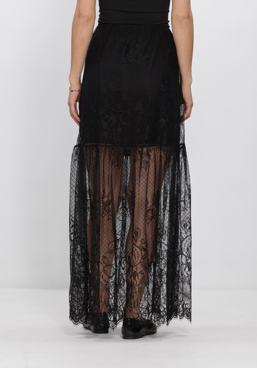 ROUGE EDIT ROULEYA HW MAXI SKIRT Jupes en noir - large