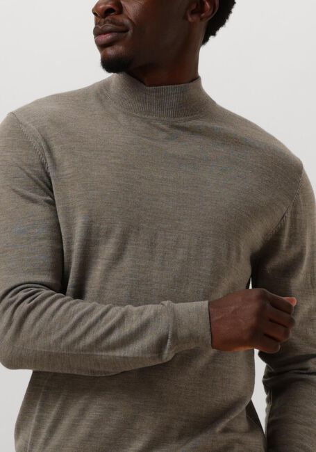PROFUOMO Pull PULLOVER MOCK en vert - large