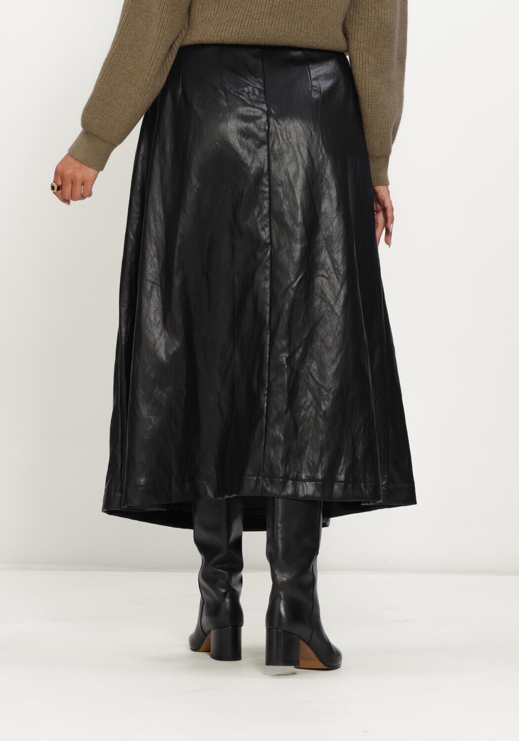 CO'COUTURE Jupe maxi GITTCC ANYA PLEAT SKIRT en noir - large