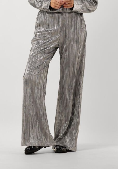 SUNCOO Pantalon large JILL en argent - large