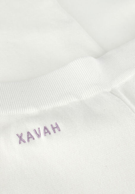 XAVAH Pantalon évasé HEAVY KNIT FLAIRPANT Blanc - large