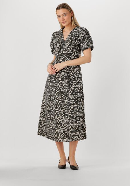 NEO NOIR Mini robe ILLANA ZEBRA DRESS en noir - large