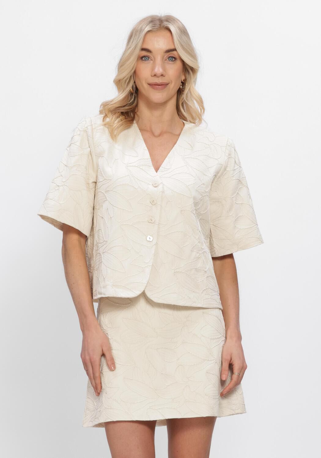 OBJECT Blazer OBJMATHILDA LISA 2/4 LO BLAZER en blanc - large