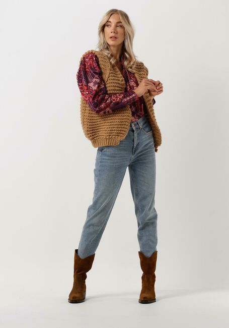 Blauwe NOTRE-V  BLOUSE PRINT NV-ARAH - large