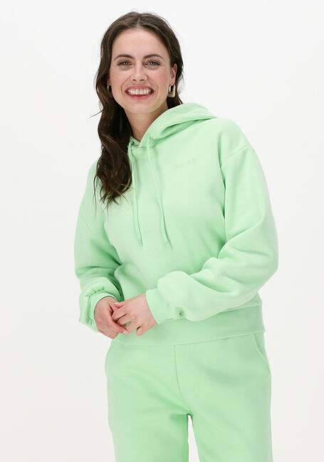 Groene NA-KD Sweater ORGANIC LOGO BASIC HOODIE - large