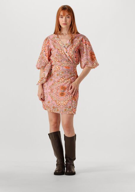 OBJECT Mini robe OBJHOLLY 2/4 RE SHORT WRAP DRESS 138 en multicolore - large