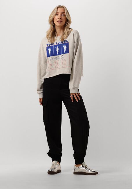 Grijze ALIX THE LABEL Truien/vesten LADIES KNITTED CROPPED WORLD TOUR SWEATER Grijze ALIX THE LABEL Truien/vesten LADIES KNITTED CROPPED WORLD TOUR SWEATER - large