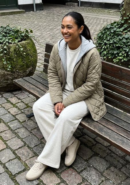 WITHBLACK Haut WBLPERLA LS PULLOVER Gris clair - large