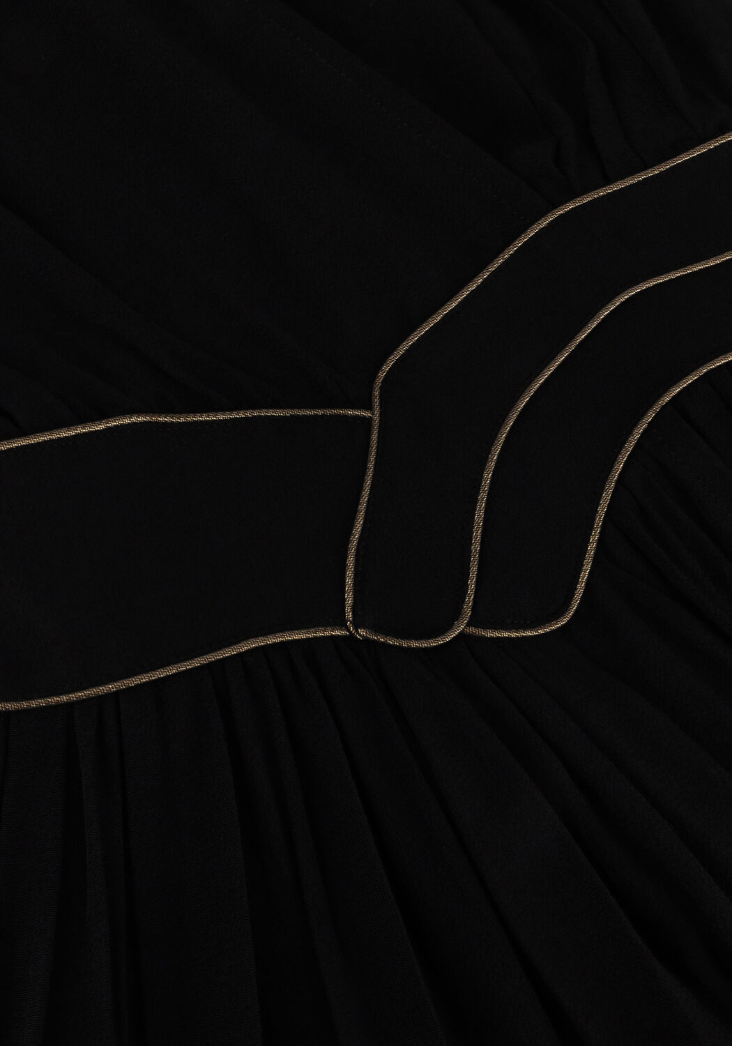 LOUIZON Robe maxi YACINTHE en noir - large