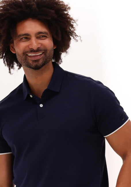 Donkerblauwe VANGUARD Polo SHORT SLEEVE POLO JERSEY PIMA - large