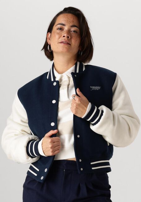 TOMMY JEANS Jack TJW WOOL VARSITY JACKET EXT Bleu foncé - large