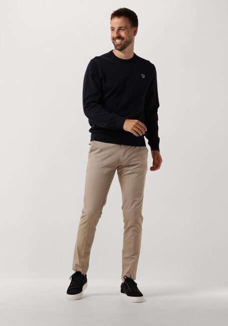 PS PAUL SMITH Pull MENS SWEATER CREW NECK ZEB BAD Bleu foncé - large