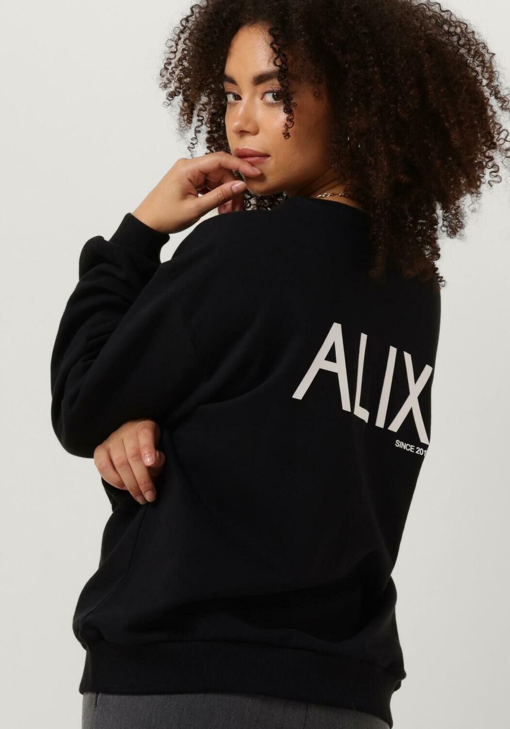 Zwarte ALIX THE LABEL Sweater LADIES KNITTED ALIX SWEATER Omoda