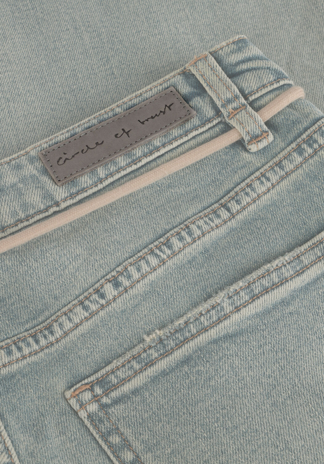 Blauwe CIRCLE OF TRUST Wide jeans JONA WIDE LEG DNM - large