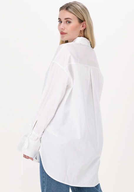 Witte NA-KD  TIED SLEEVE SHIRT - large