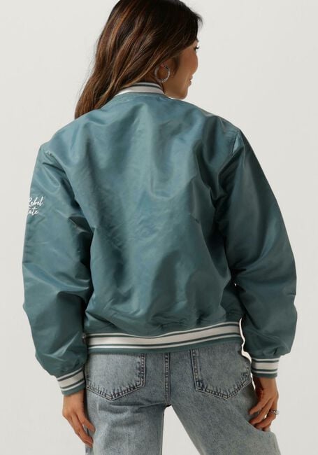 COLOURFUL REBEL Jack FELICIA REBEL PATCH SATIN BOMBER Menthe - large