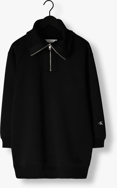 CALVIN KLEIN Mini robe SPACER ZIP LOOSE DRESS en noir - large