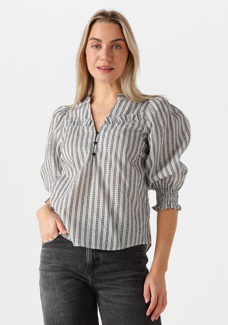 Witte CO'COUTURE  NORACC FRILL SS BLOUSE - large