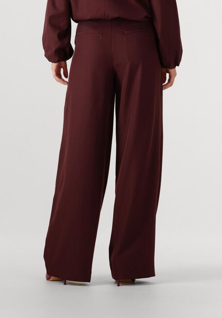 CO'COUTURE Pantalon LUNA EYELET WIDE LONG PANT Bordeaux - large