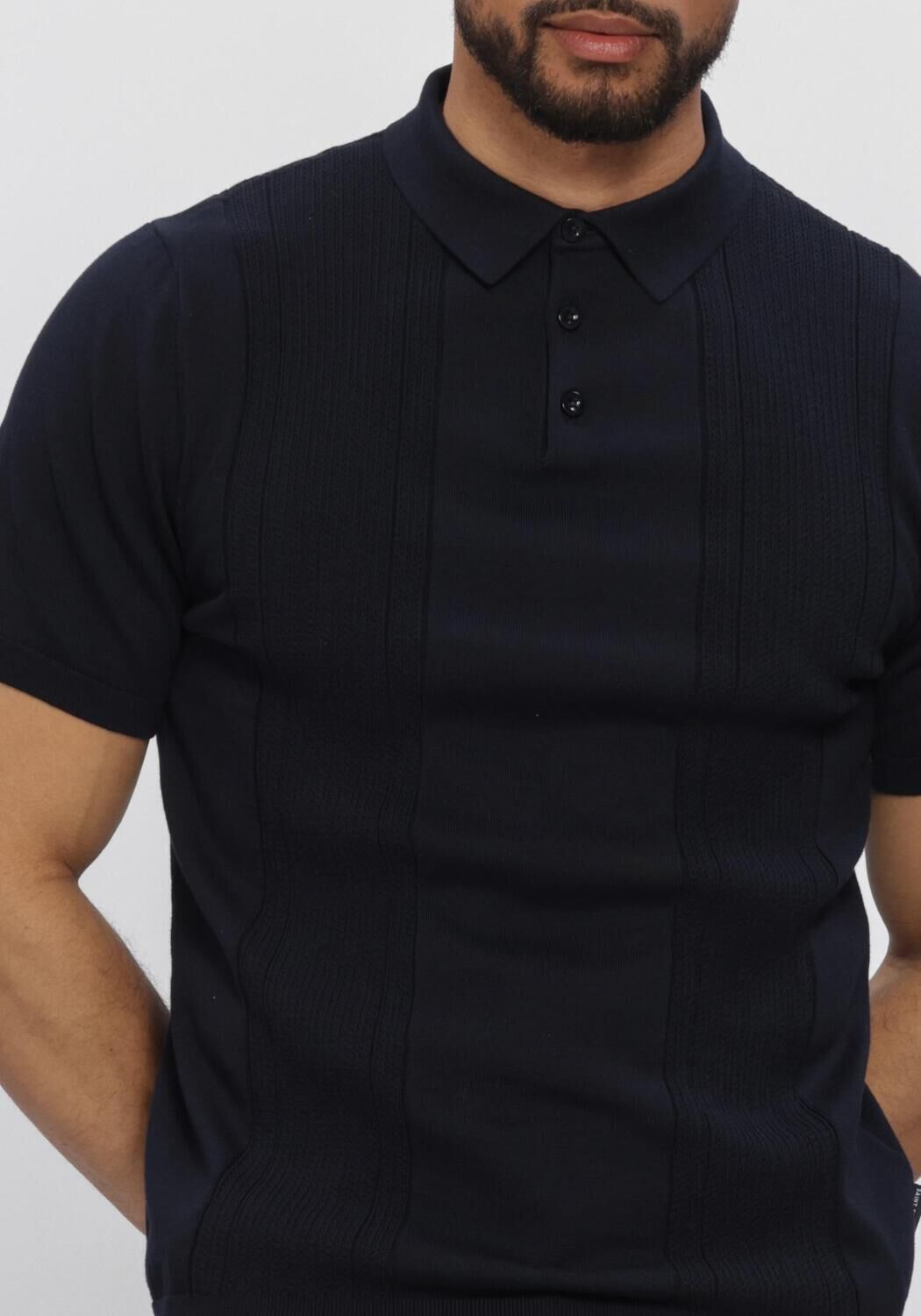 Donkerblauwe SAINT STEVE Polo FRIEDERICH - large