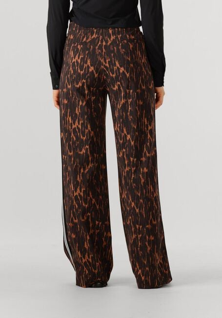 Bruine STUDIO ANNELOES Wijde broek TRAINER ANIMAL TAPE TROUSERS - large