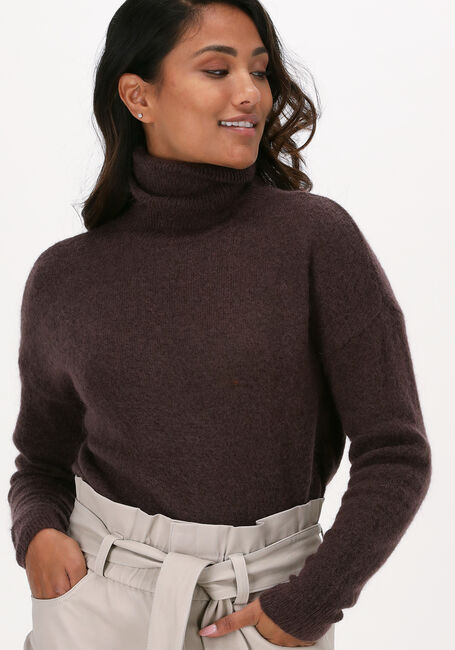 Bruine MSCH COPENHAGEN Coltrui FEMME MOHAIR ROLLNECK - large