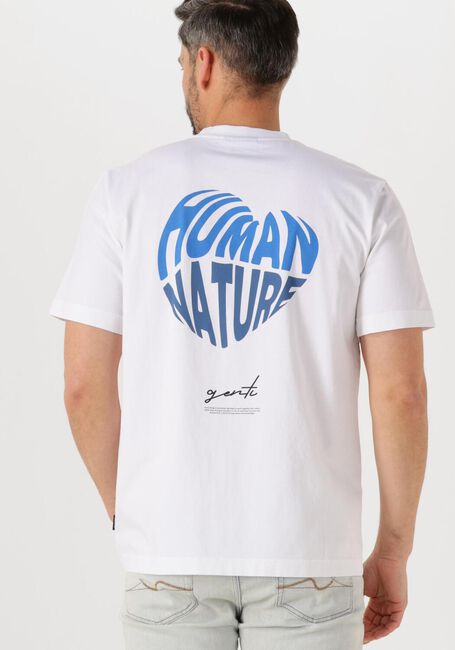 GENTI T-shirt T-SHIRT SS J2042-1223 en blanc - large