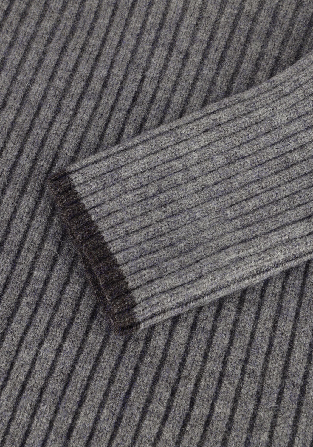 Grijze CO'COUTURE Trui ROW PUFF KNIT - large