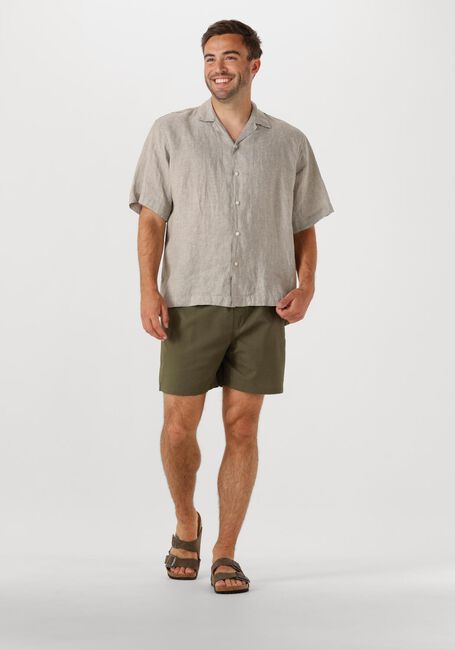 SELECTED HOMME Shorts de bain SLHCOOPER-SEERSUCKER SWIMSHORTS Olive - large