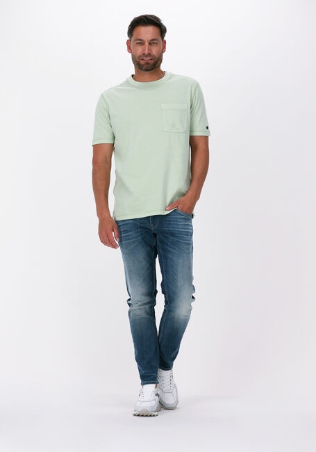 CAST IRON T-shirt SHORT SLEEVE R-NECK RELAXED GARMENT DYED JERSEY en vert - large