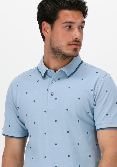 Blauwe KULTIVATE Polo PL DOTTED - large