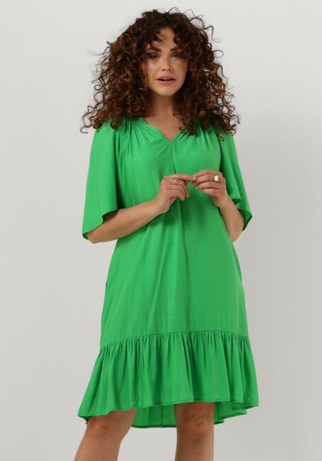 Groene CO'COUTURE Mini jurk SUNRISE FLO CROP DRESS - large