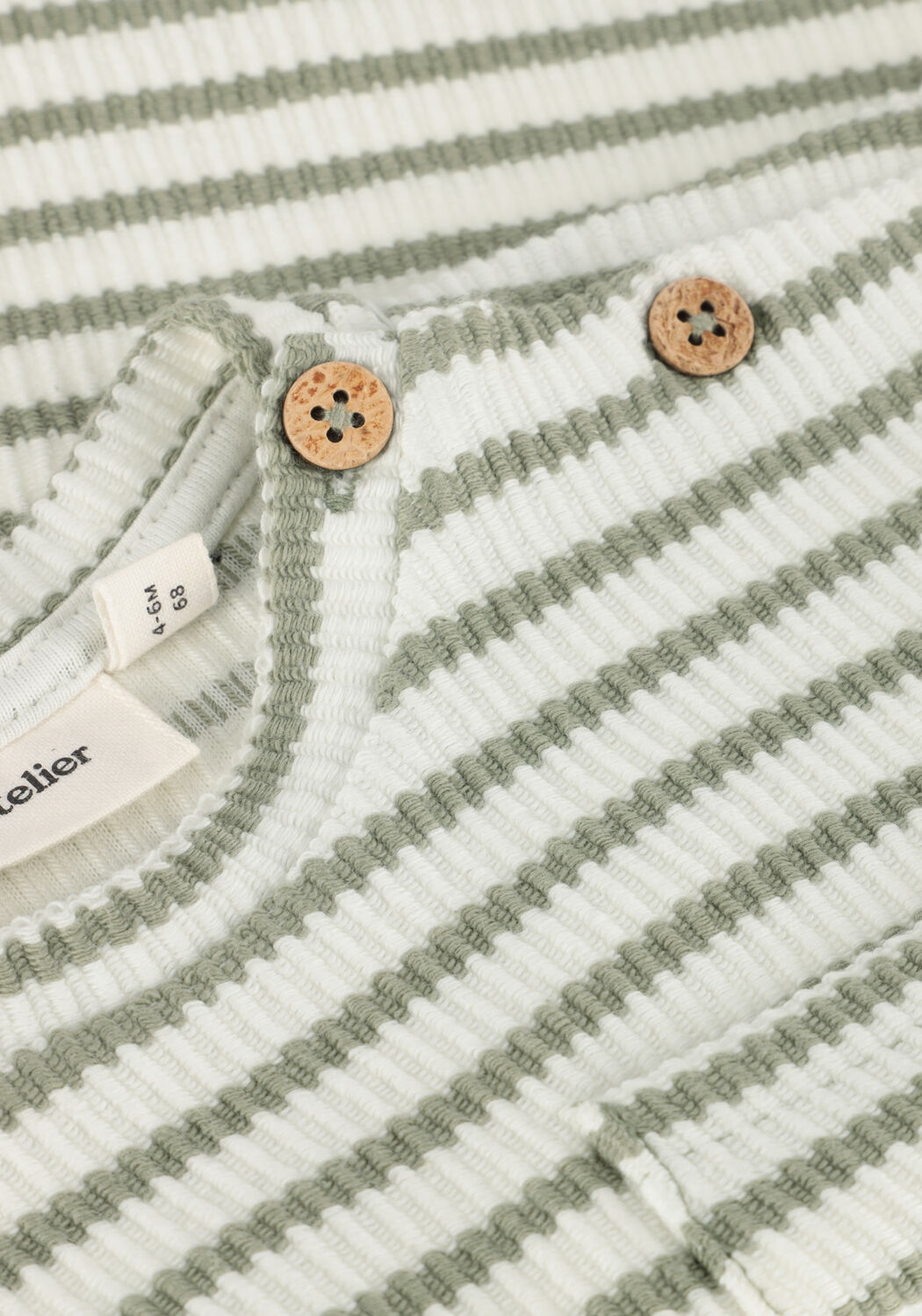 LIL' ATELIER T-shirt NBMTADEO SS LOOSE TOP LIL Olive - large