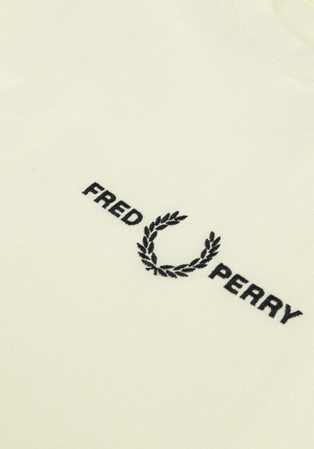 FRED PERRY T-shirt EMBROIDERED T-SHIRT en jaune - large