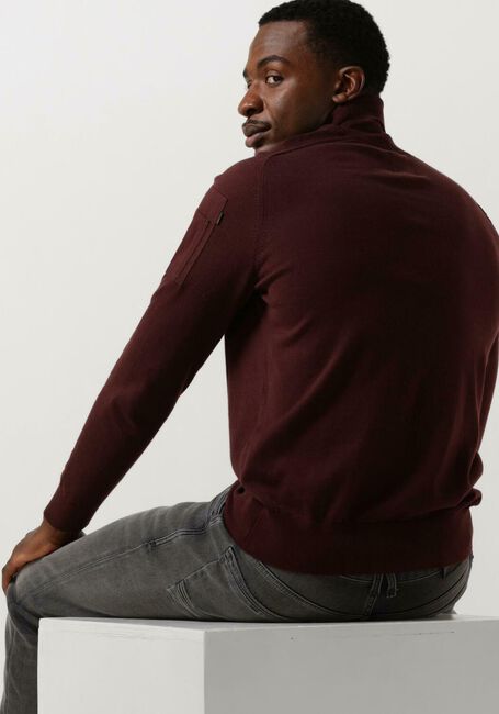 PME LEGEND Col roulé TURTLENECK COTTON ELITE KNIT Bordeaux - large