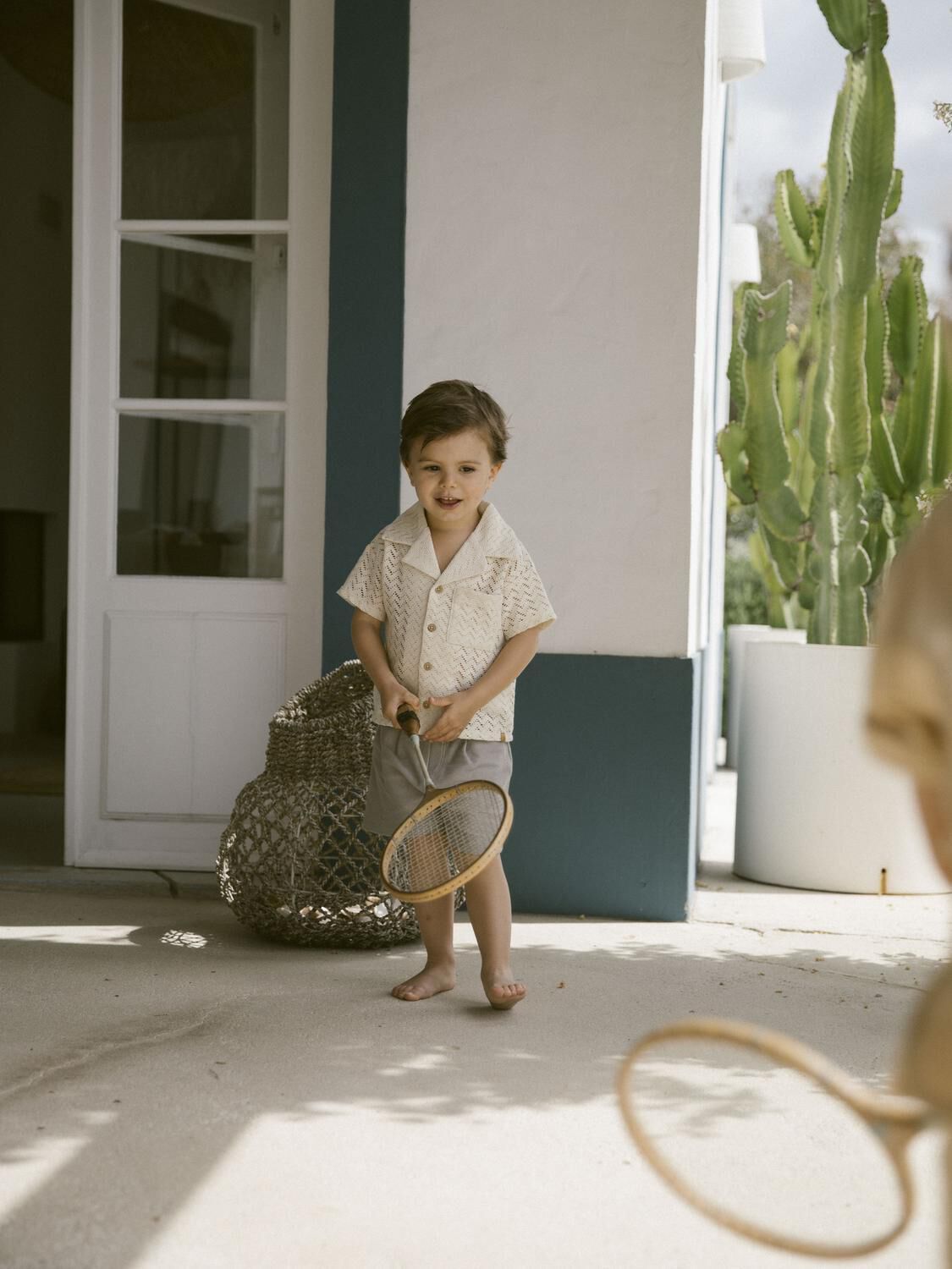 LIL' ATELIER Pantalon courte NMMKALEO SHORTS LIL en beige - large