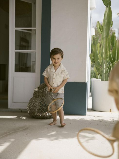 LIL' ATELIER Pantalon courte NMMKALEO SHORTS LIL en beige - large