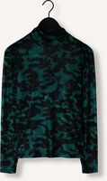 Groene POM AMSTERDAM Top TURTLENECK - CAMO TEAL GREEN Groene POM AMSTERDAM Top TURTLENECK - CAMO TEAL GREEN - medium