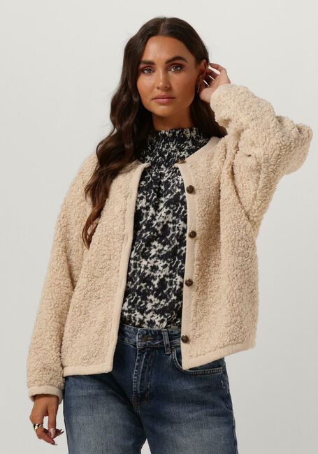 Beige CO'COUTURE Teddy jas TIMMY TEDDY JACKET - large