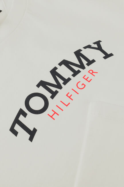 TOMMY HILFIGER T-shirt MONOGRAM GRAPHIC T-SHIRT en blanc - large