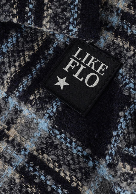 LIKE FLO Veste matelass&eacute; F207-5216 en bleu - large