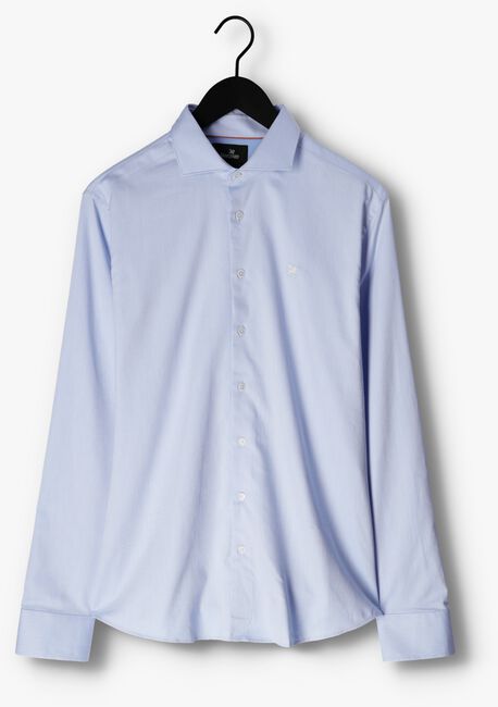 Blauwe VANGUARD Klassiek overhemd LONG SLEEVE SHIRT POWER STRETCH DOBBY 2 TONE - large