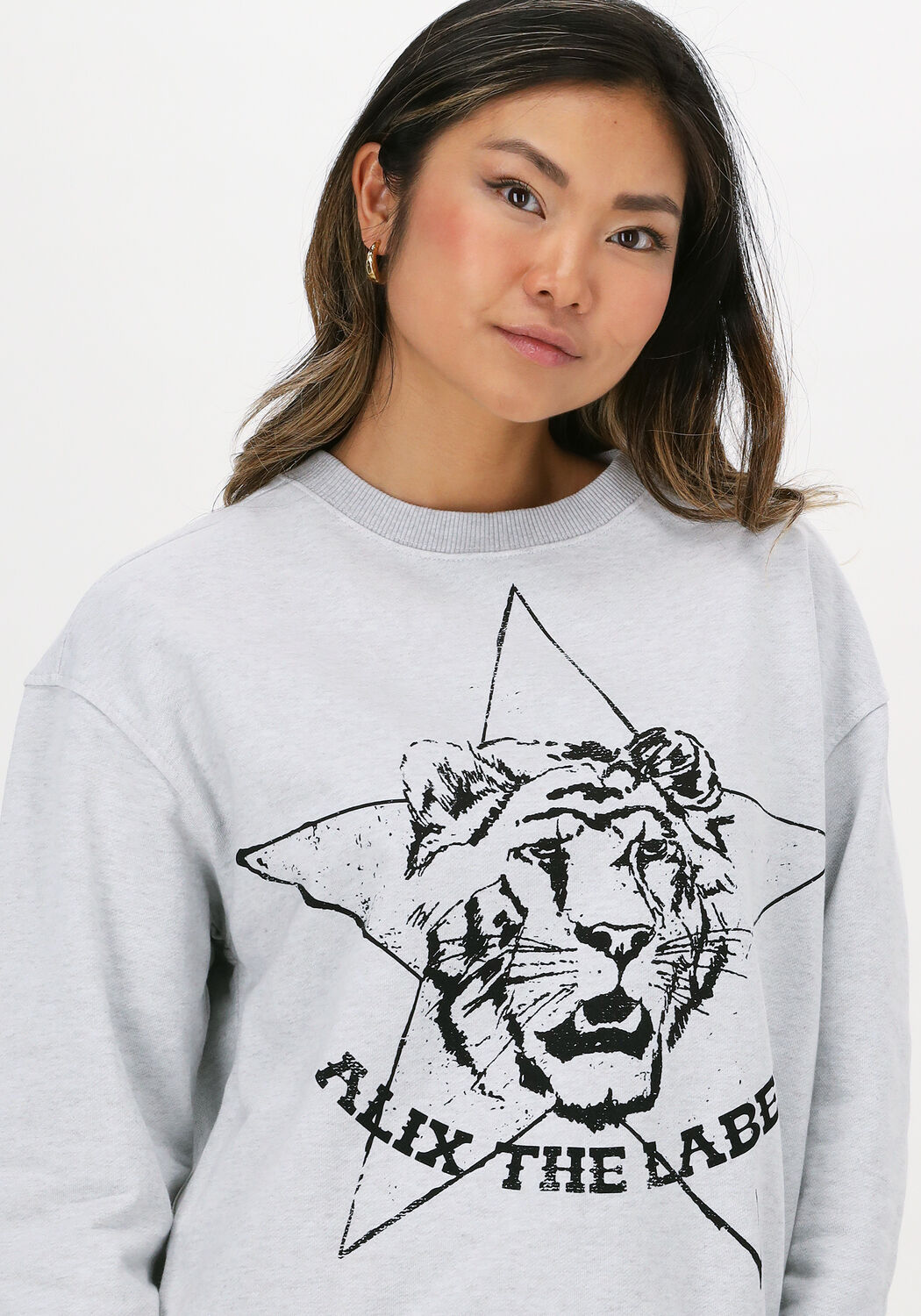 Alix the label sweater grijs discount