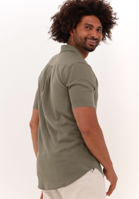 ANERKJENDT Chemise décontracté AKLEO TENCEL MIX SS SHIRT Olive - large